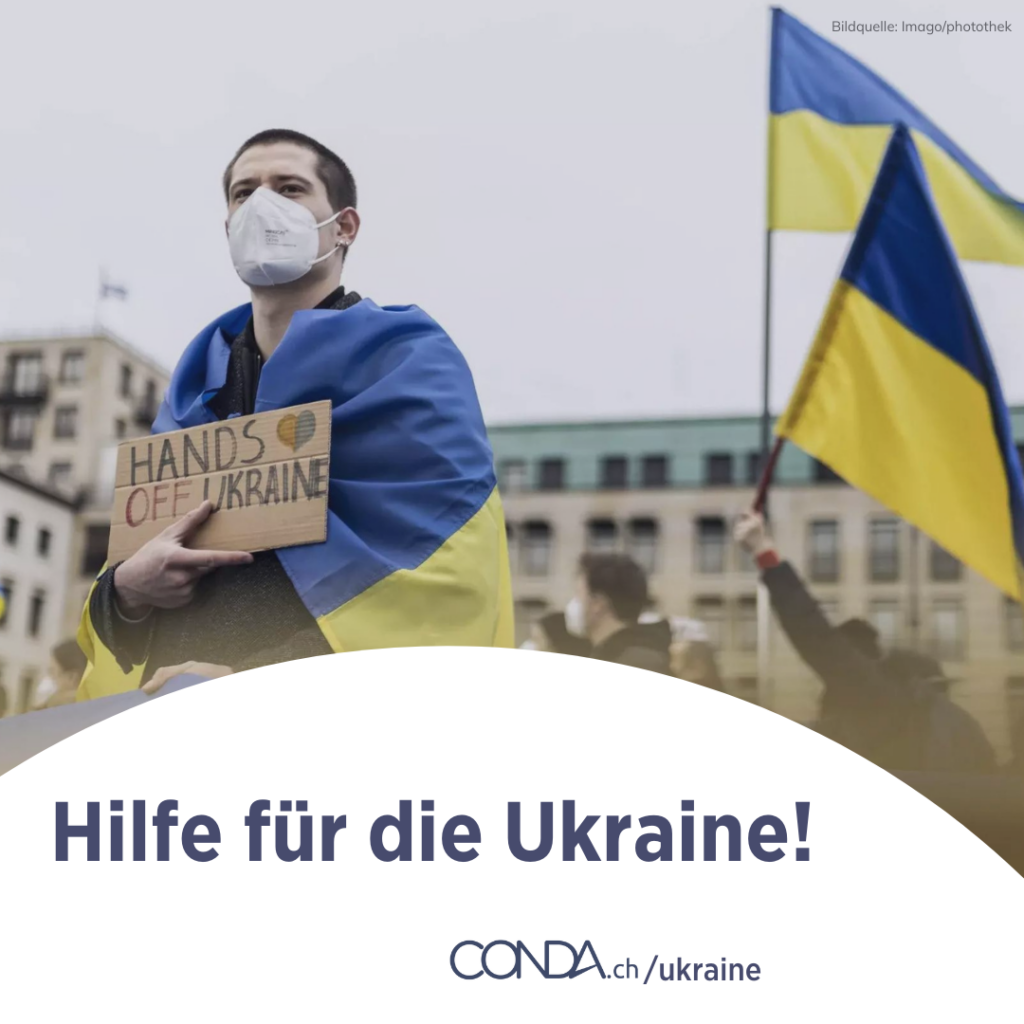 Spende Mit Für Die Ukraine - Conda Schweiz