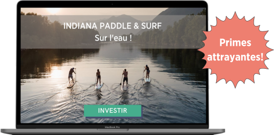 Campagne de crowdinvesting d'Indiana Paddle & Surf sur CONDA.ch