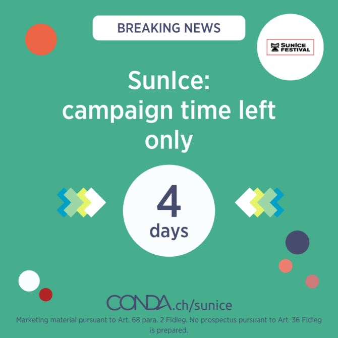 Only 4 day - Become a co-owner of SunIce now!