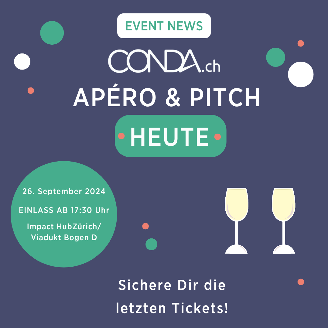 HEUTE: Das exklusive "Apéro & Pitch" Event