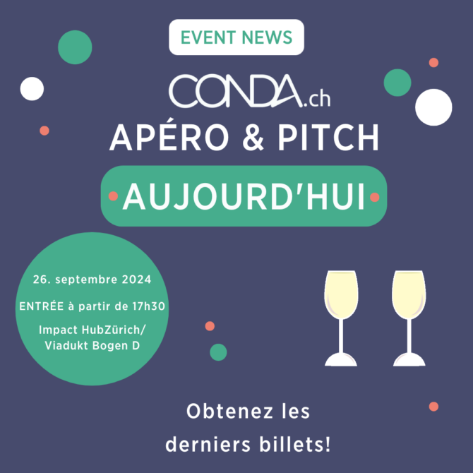 AUJOURD'HUI: L'événement exclusif "Apéro & Pitch"