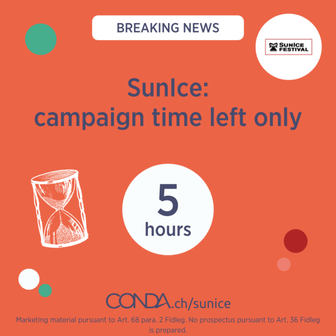 The SunIce ends today - only a few hours left