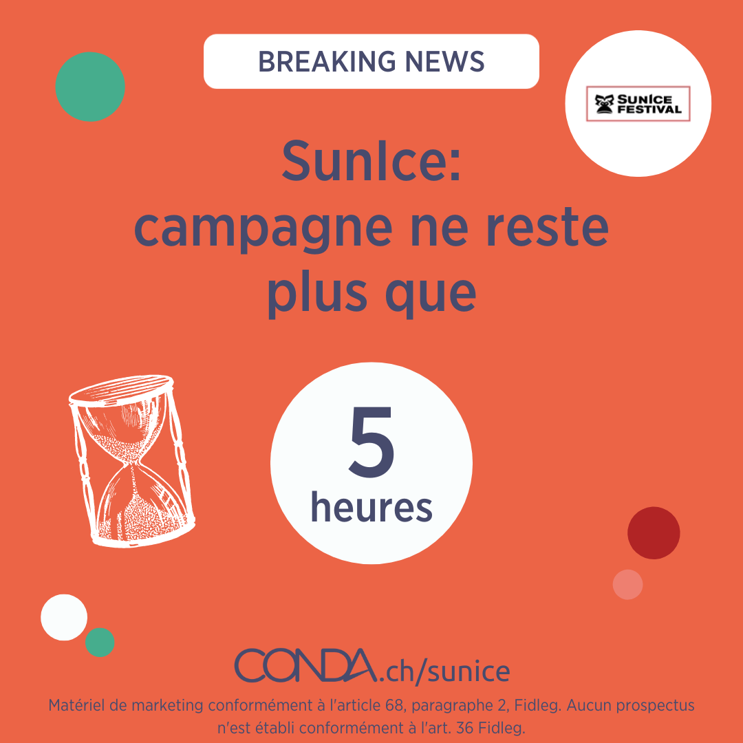 SunIce se termine aujourd'hui - plus que quelques heures.