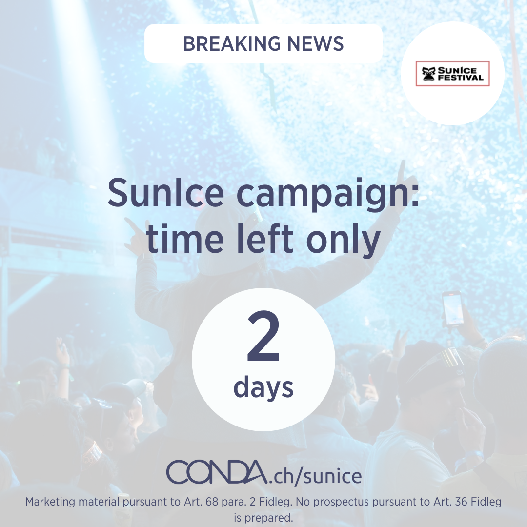 Act quickly now - only 2 days left to become a co-owner of SunIce ⌛