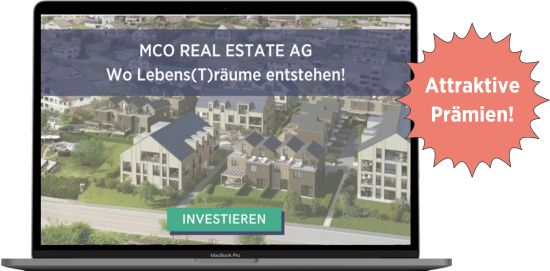 Crowdinvesting-Kampagne von MCO Real Estate AG auf conda.ch und re2invest.ch