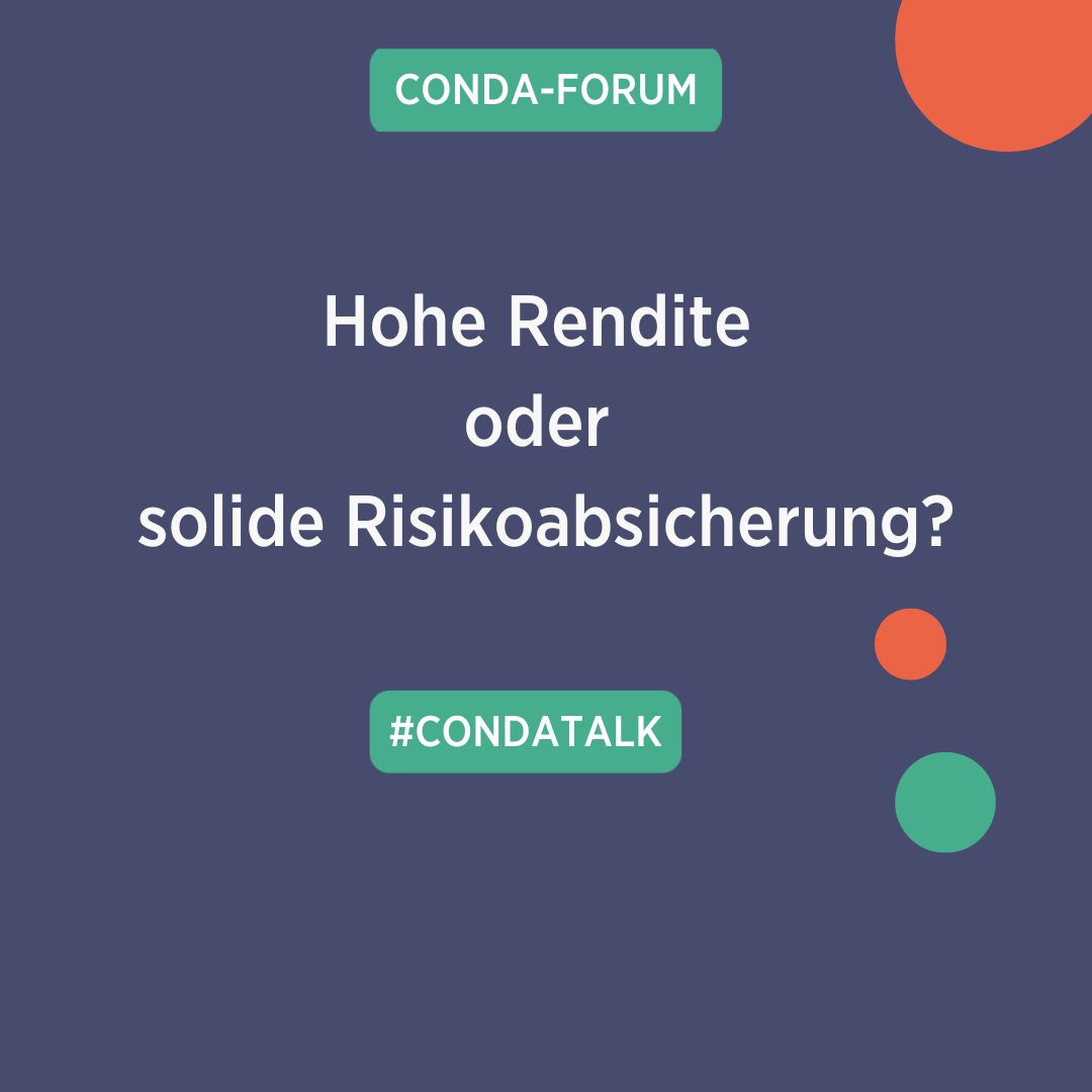 Rendite oder Risikoabsicherung?