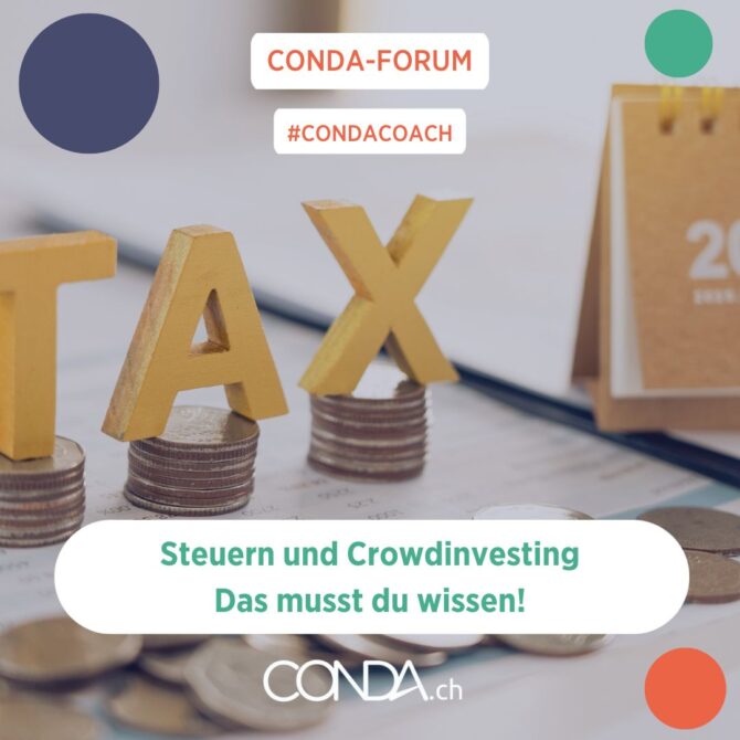 Steuern und Crowdinvesting – Das musst du wissen! Crowdinvesting in der Schweiz bringt steuerliche Besonderheiten mit sich. Hier sind zwei wichtige Punkte, die du kennen solltest