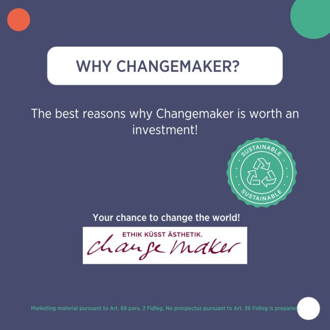 Get informed & invest! Why Changemaker? Your chance to change the world! 🌍 Invest in a more sustainable future - with Changemaker! 🌍 Here are the best facts why Changemaker is definitely worth investing in